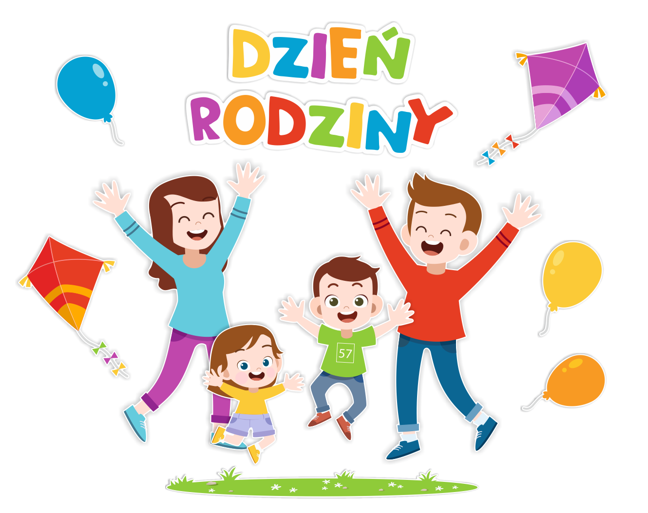 Dekoracja Dzien Rodziny rozmiar XXL